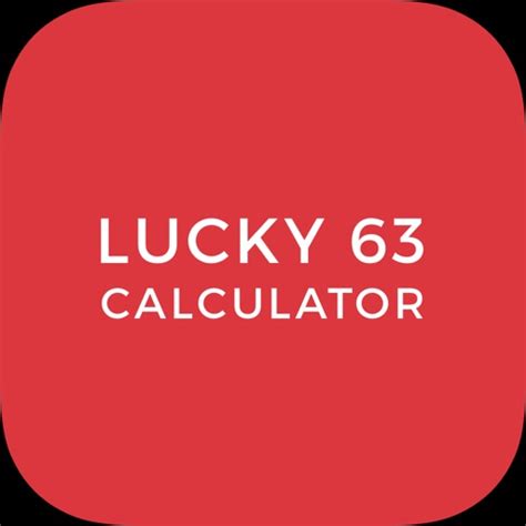 Lucky 63 Calculator .